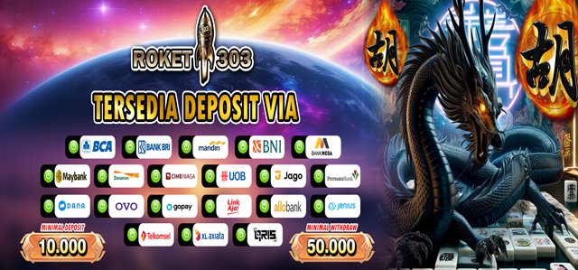 Slot Roket303 Deposit Qris & Emoney Tercepat